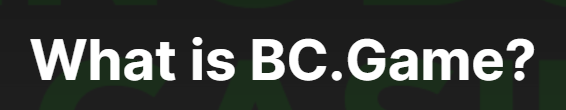 BC.Game Sign In Exploring the Ultimate Online Casino Experience